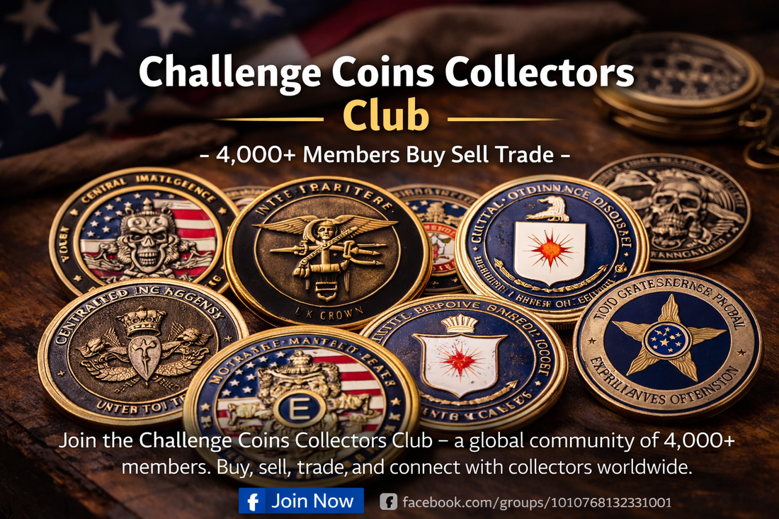 Join the Challenge Coins Collectors Club – 4,000+ Members Worldwide