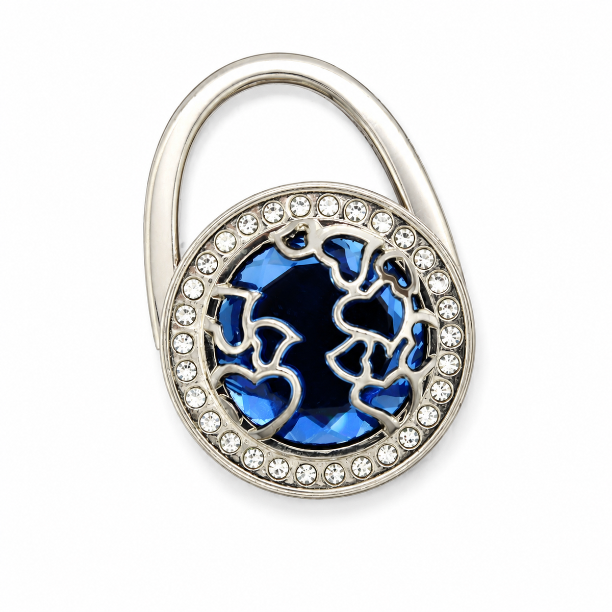 Luxe Crystal Foldable Purse Hook – Elegant Handbag Hanger