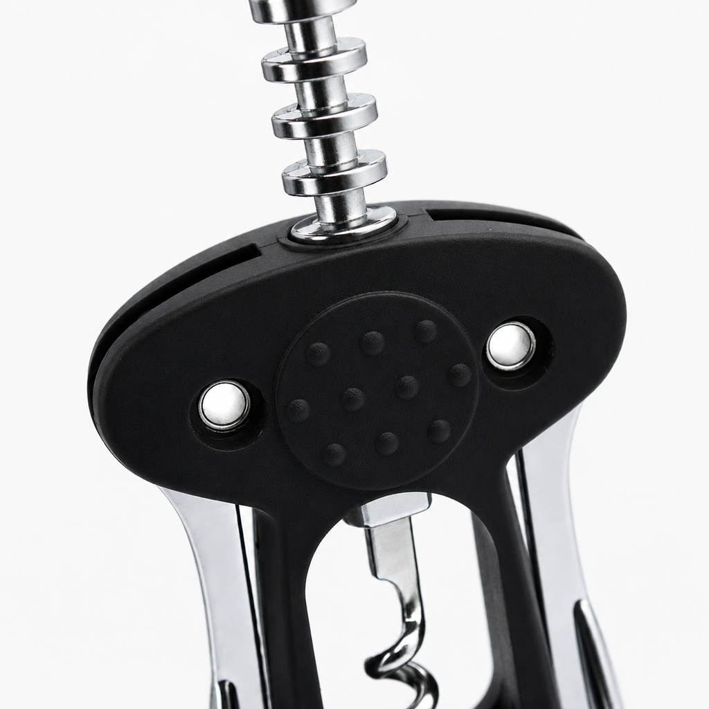 Premium Wing Corkscrew Wine Bottle Opener – Red or Black