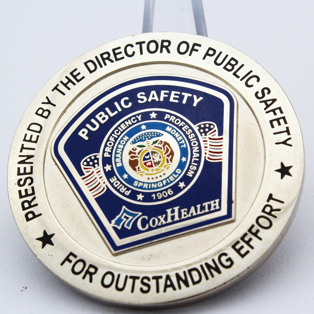 CoxHealth Public Safety Director Award Challenge Coin – Outstanding Service 2015 - Pre-Owned