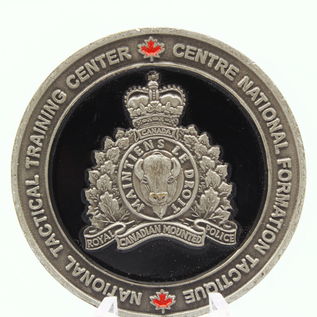 Royal Canadian Mounted Police National Tactical Training Center Challenge Coin