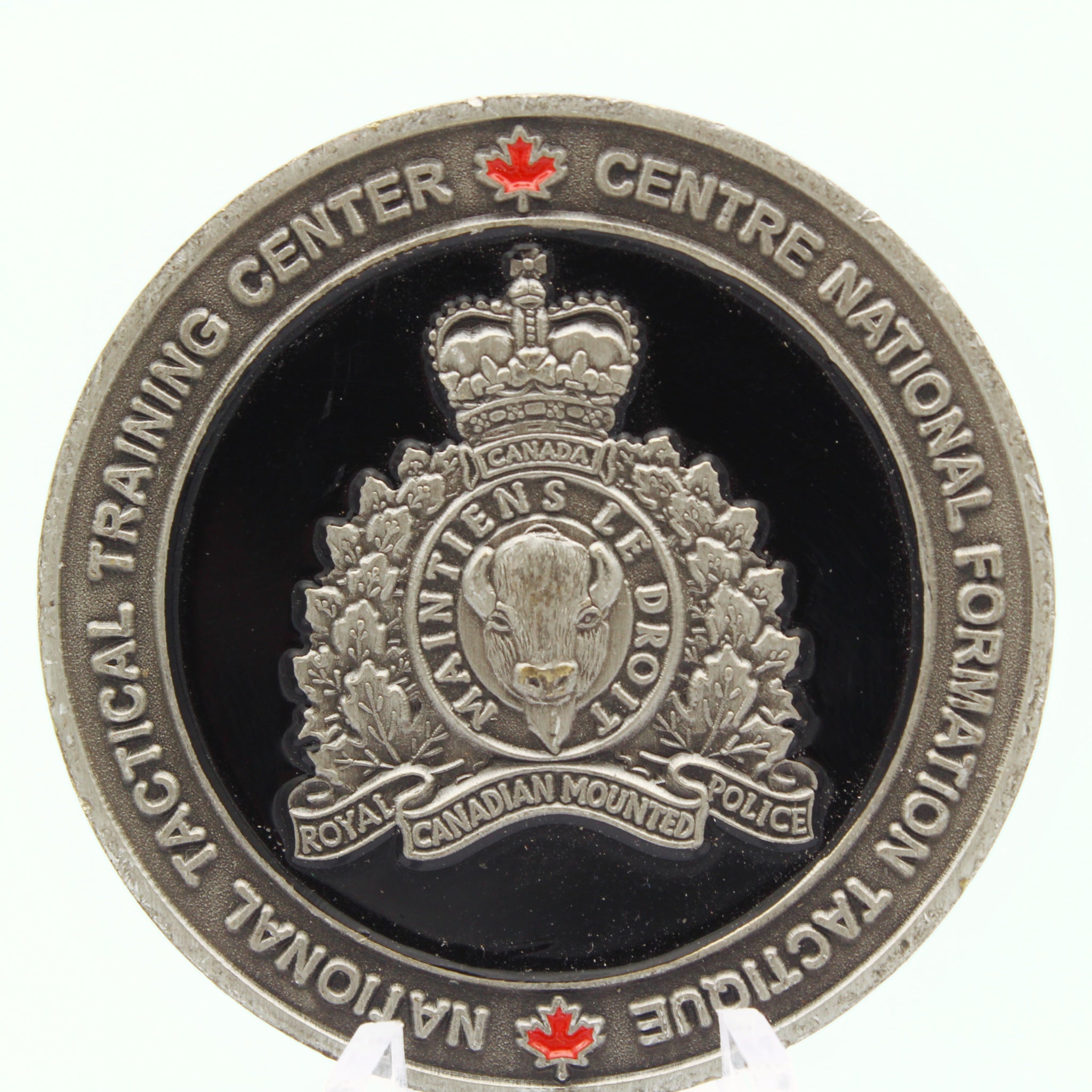 Royal Canadian Mounted Police National Tactical Training Center Challenge Coin