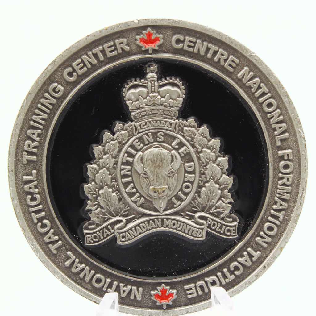 Royal Canadian Mounted Police National Tactical Training Center Challenge Coin