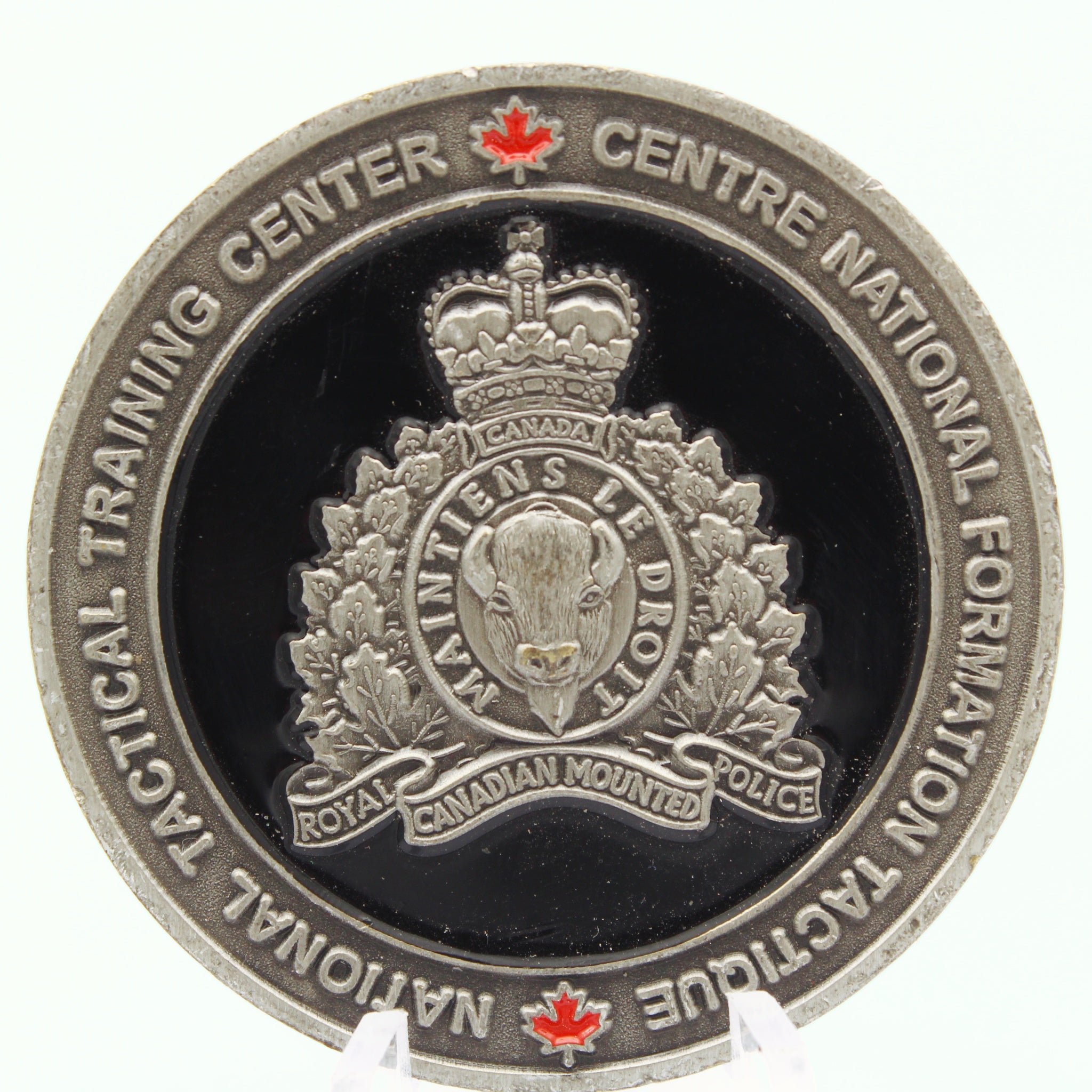 Royal Canadian Mounted Police National Tactical Training Center Challenge Coin