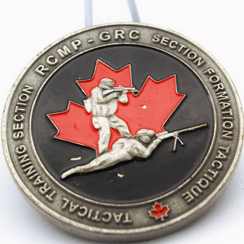 Royal Canadian Mounted Police National Tactical Training Center Challenge Coin