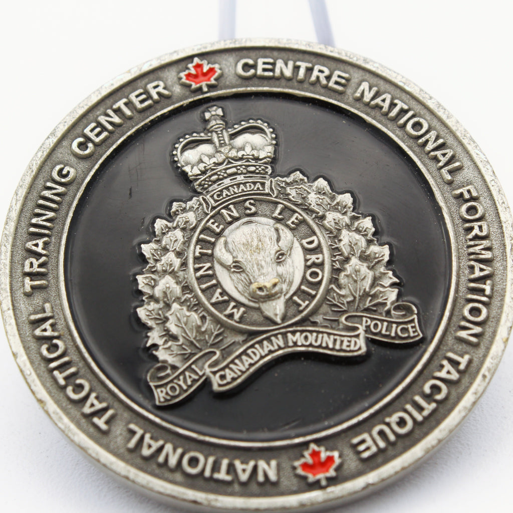 Royal Canadian Mounted Police National Tactical Training Center Challenge Coin