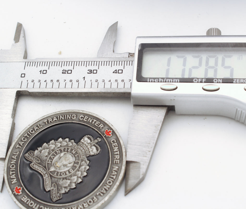 Royal Canadian Mounted Police National Tactical Training Center Challenge Coin
