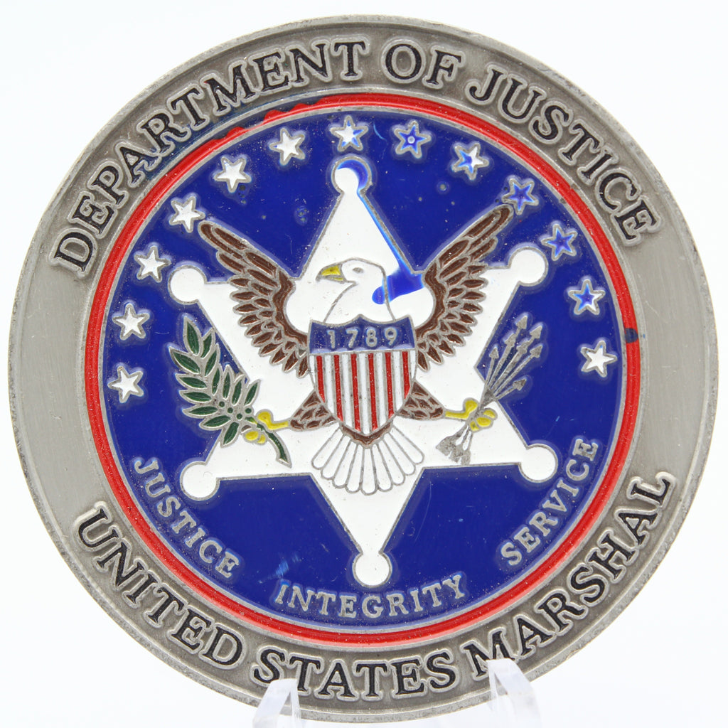 United States Marshals Service FSU Investigative Operations Challenge Coin – 2 Inch Bronze