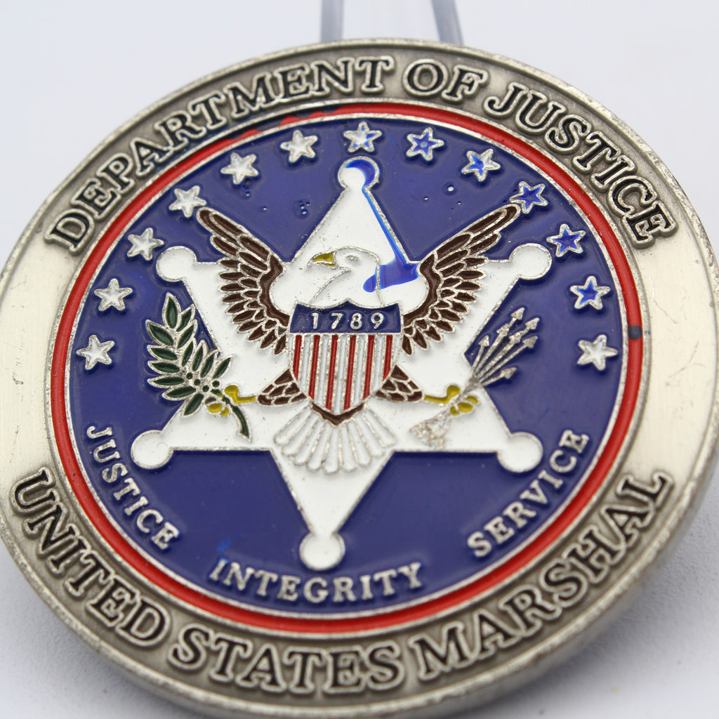 United States Marshals Service FSU Investigative Operations Challenge Coin – 2 Inch Bronze