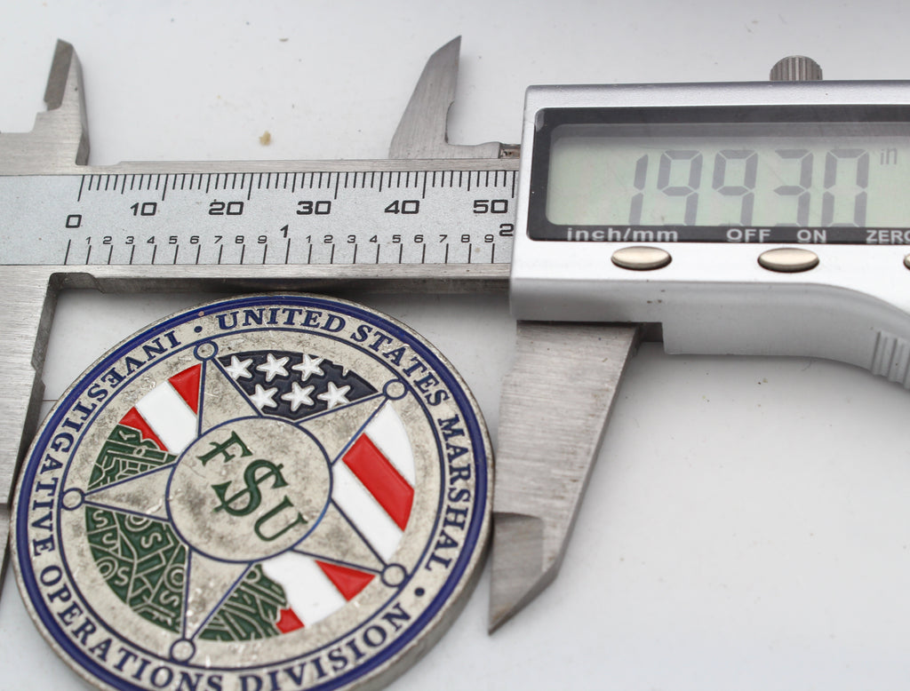 United States Marshals Service FSU Investigative Operations Challenge Coin – 2 Inch Bronze