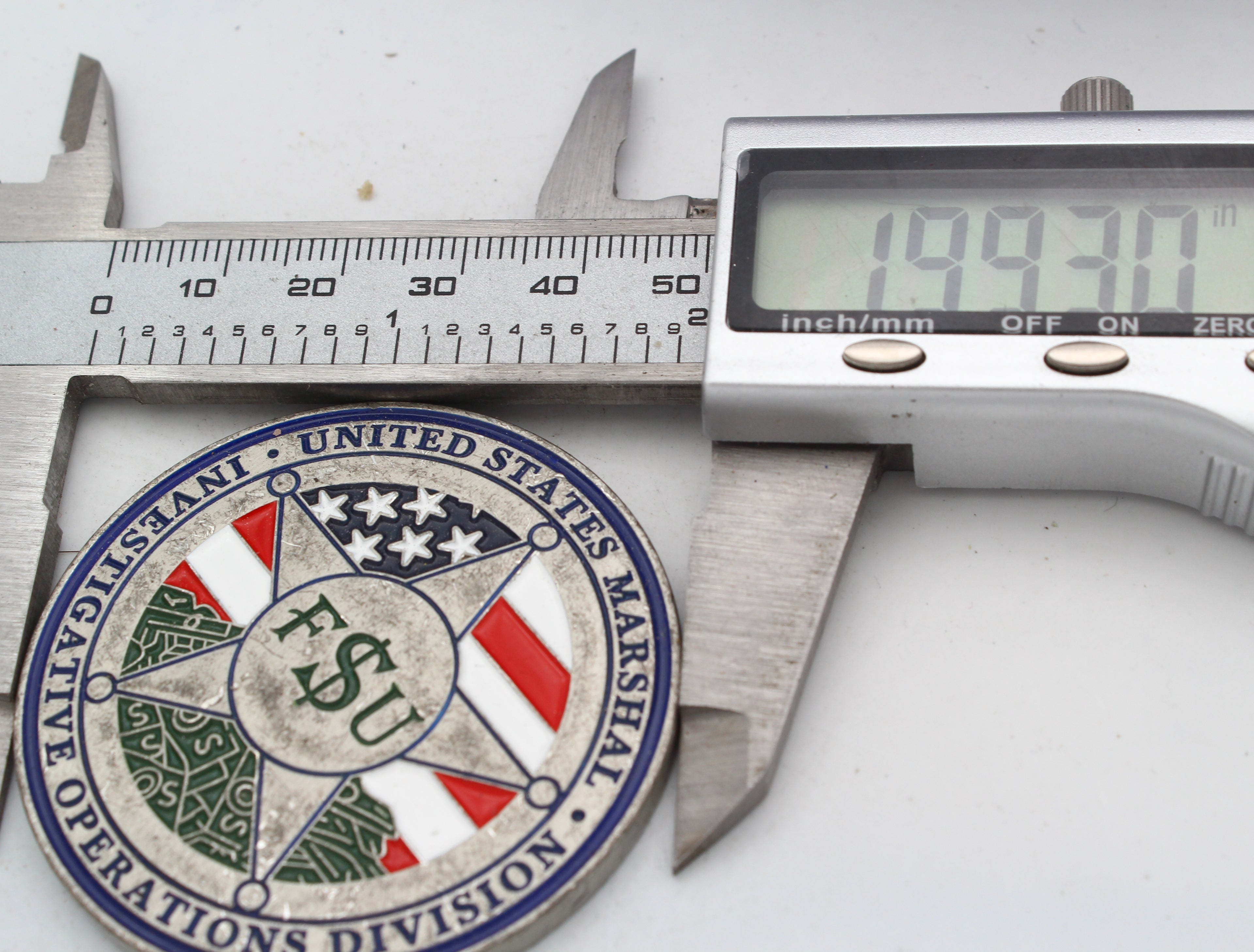 United States Marshals Service FSU Investigative Operations Challenge Coin – 2 Inch Bronze