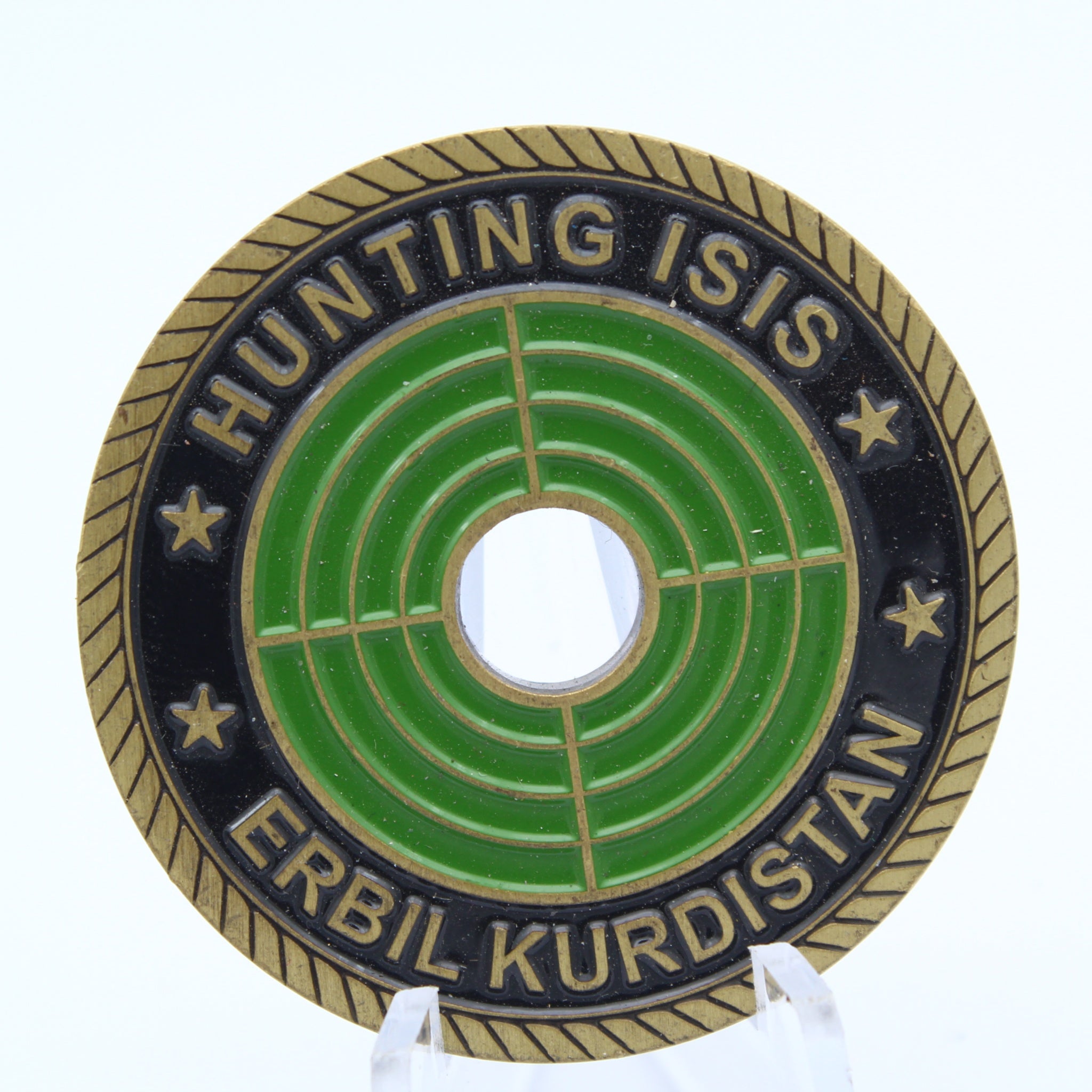 Hunting ISIS Erbil Kurdistan Challenge Coin – 1.6 Inch Bronze