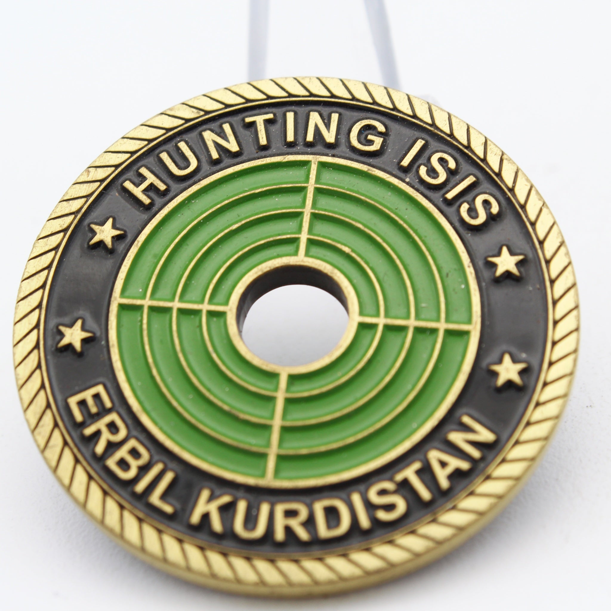 Hunting ISIS Erbil Kurdistan Challenge Coin – 1.6 Inch Bronze