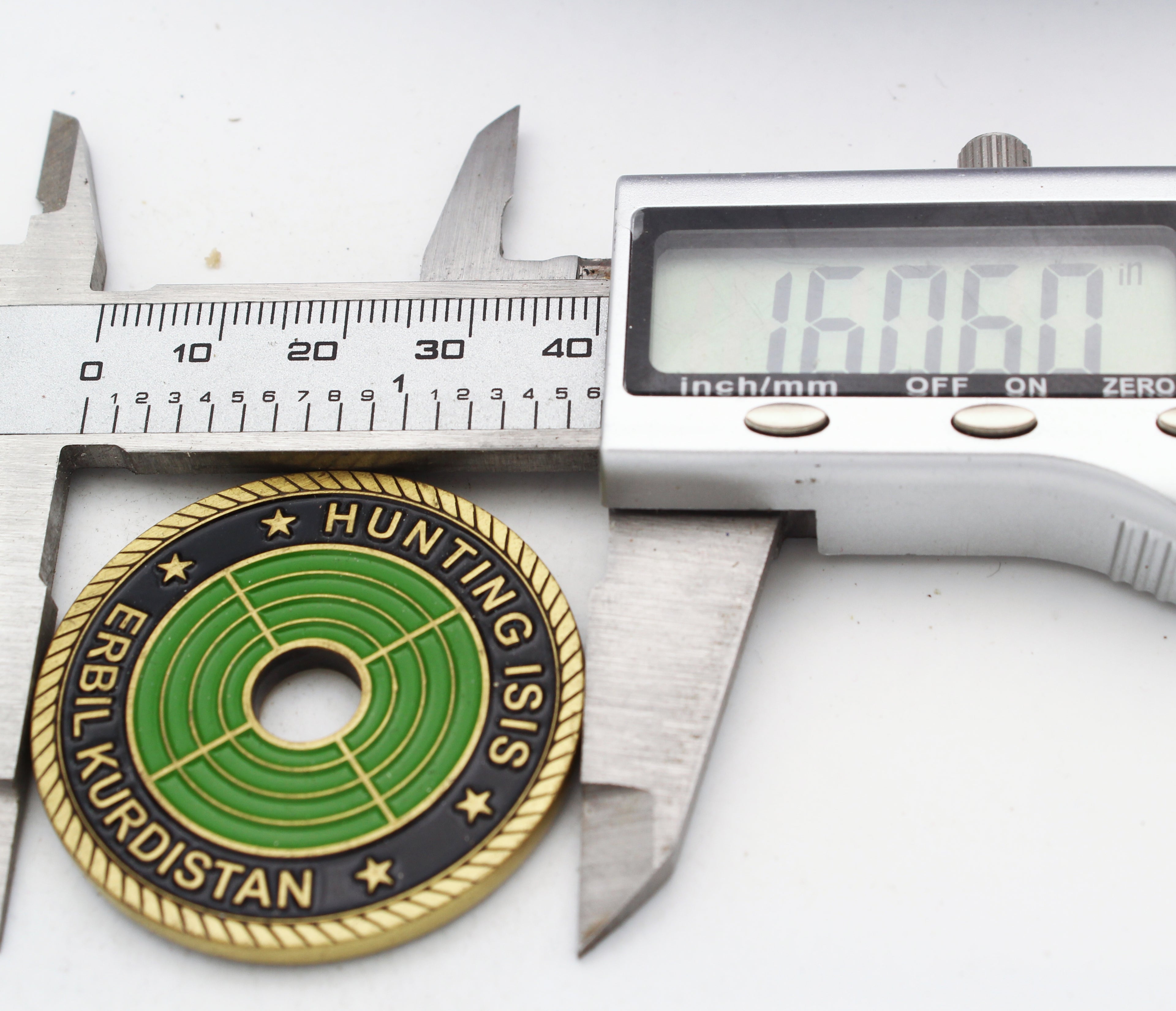 Hunting ISIS Erbil Kurdistan Challenge Coin – 1.6 Inch Bronze