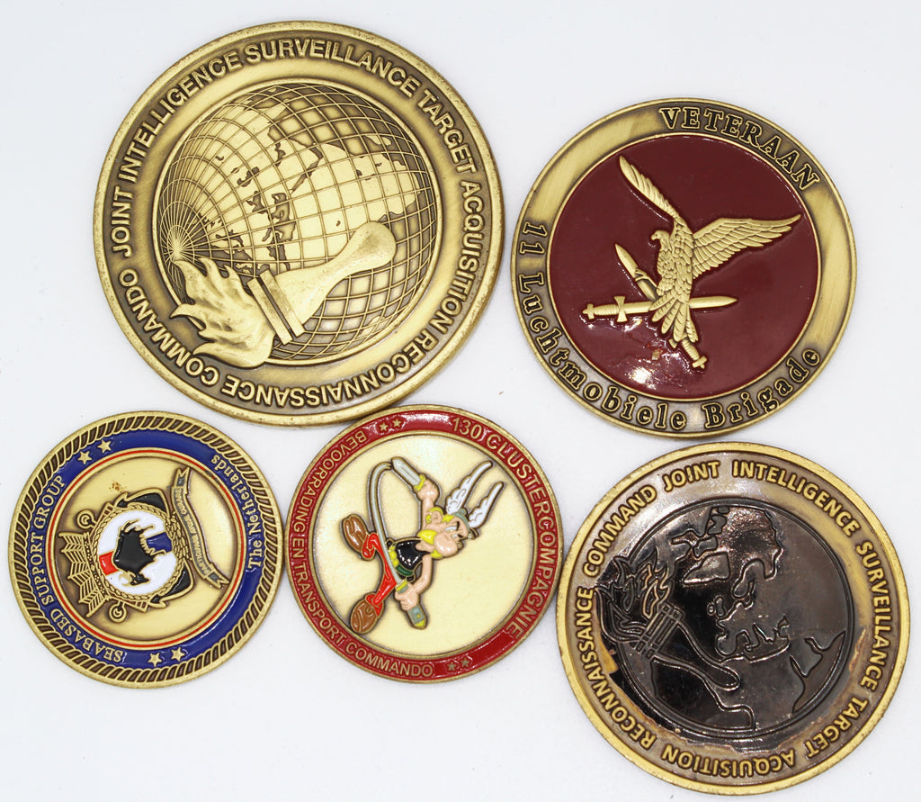 5pcs Netherlands Challenge Coins -Private Checkout