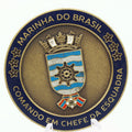 Marinha do Brasil Challenge Coin – Comando em Chefe da Esquadra – Bronze 1.75" - Pre-Owned