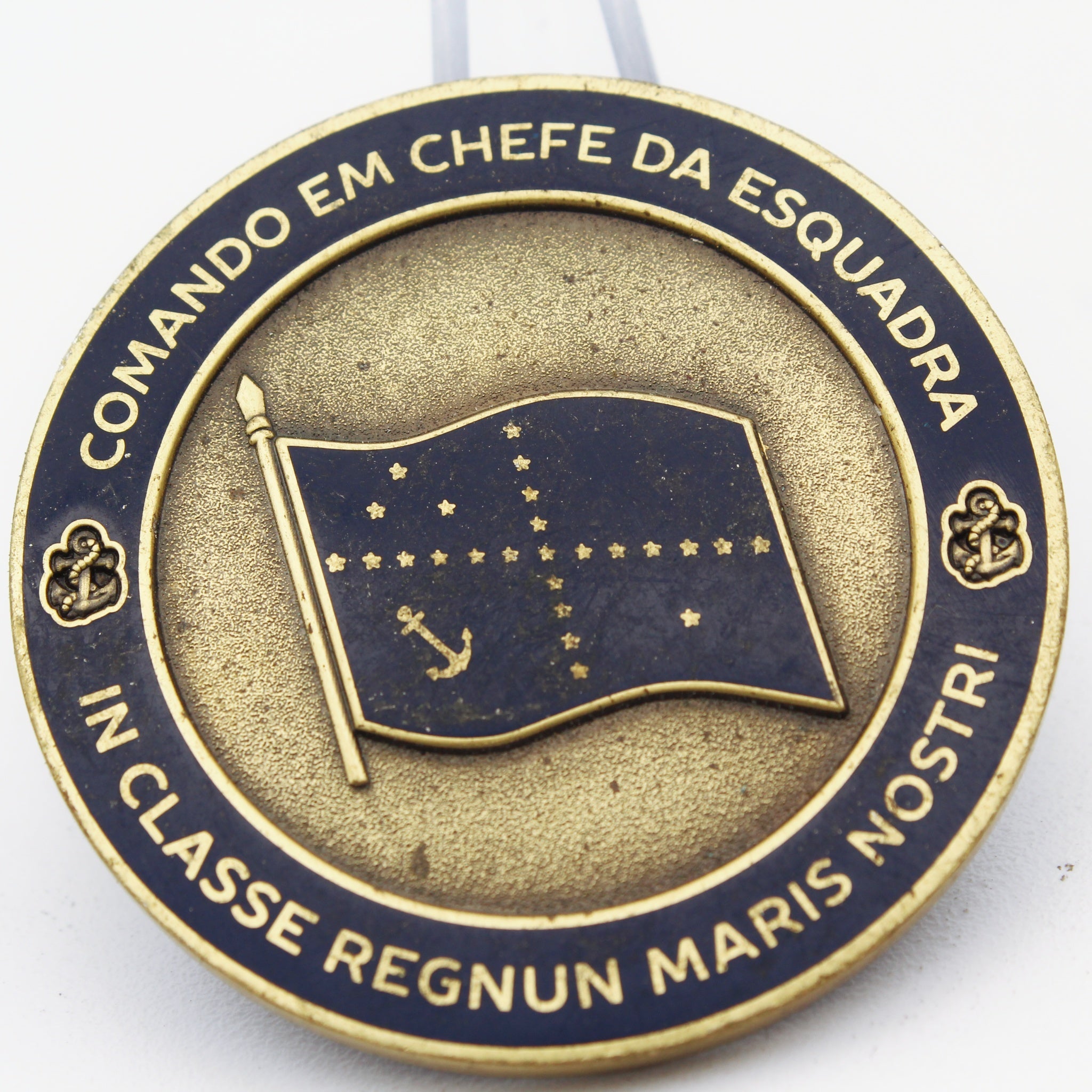 Marinha do Brasil Challenge Coin – Comando em Chefe da Esquadra – Bronze 1.75" - Pre-Owned