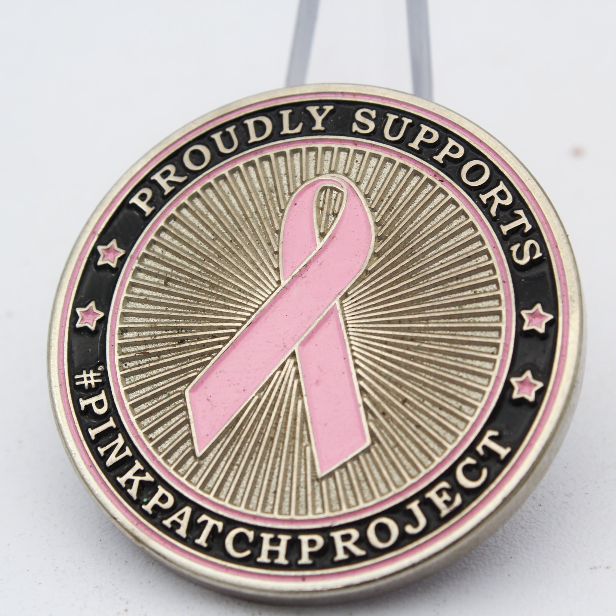 Ossining EMS New York Pink Patch Project Challenge Coin – 1.5” Copper Pre-Owned Collectible