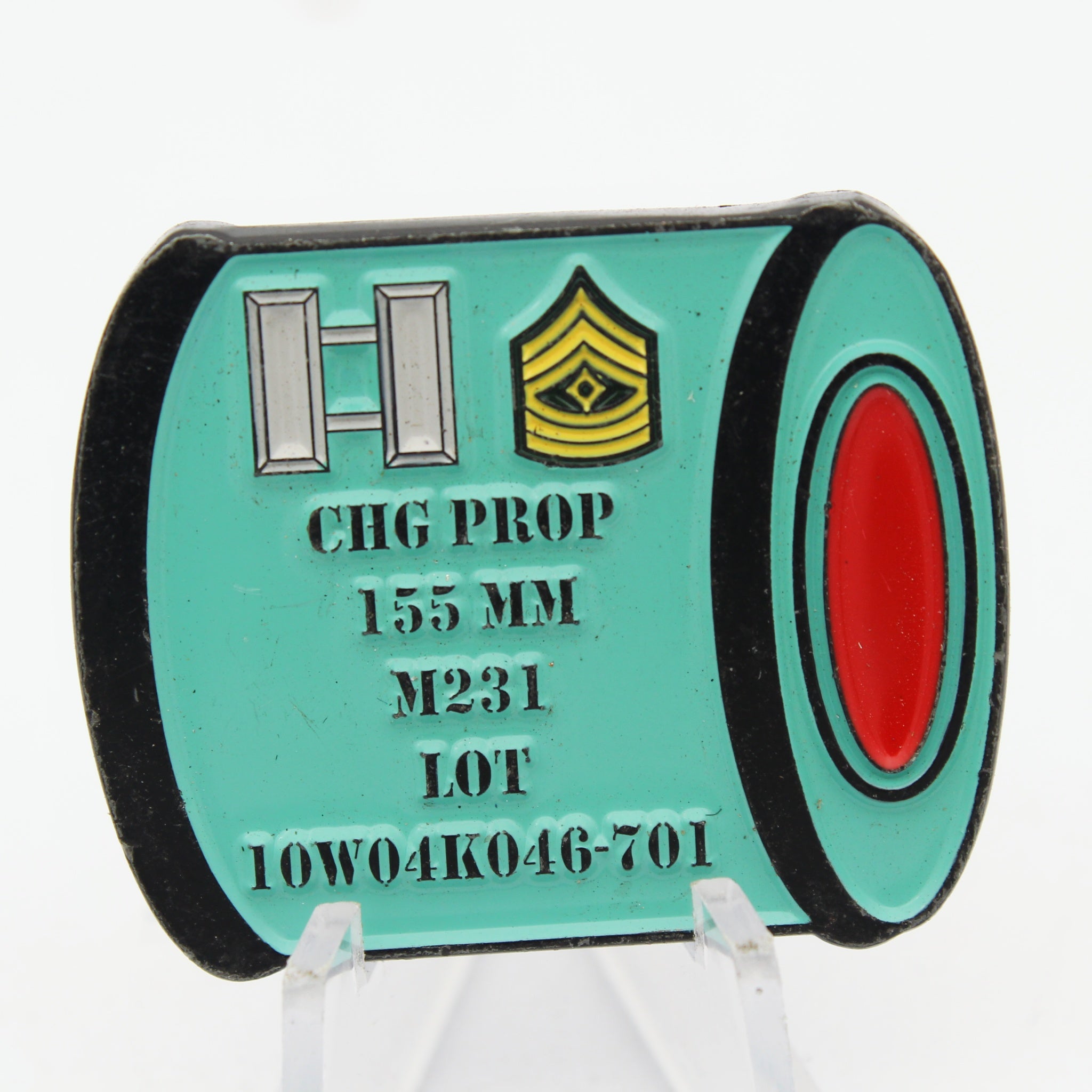 2-142 FA Field Artillery First to Fire Challenge Coin – 1.5” Copper Pre-Owned Collectible