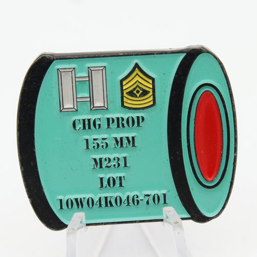 2-142 FA Field Artillery First to Fire Challenge Coin – 1.5” Copper Pre-Owned Collectible