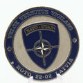 NATO Latvia ROTO 22-02 Challenge Coin – CFP Signal Squadron Bronze 1.75 Inch - Pre-Owned