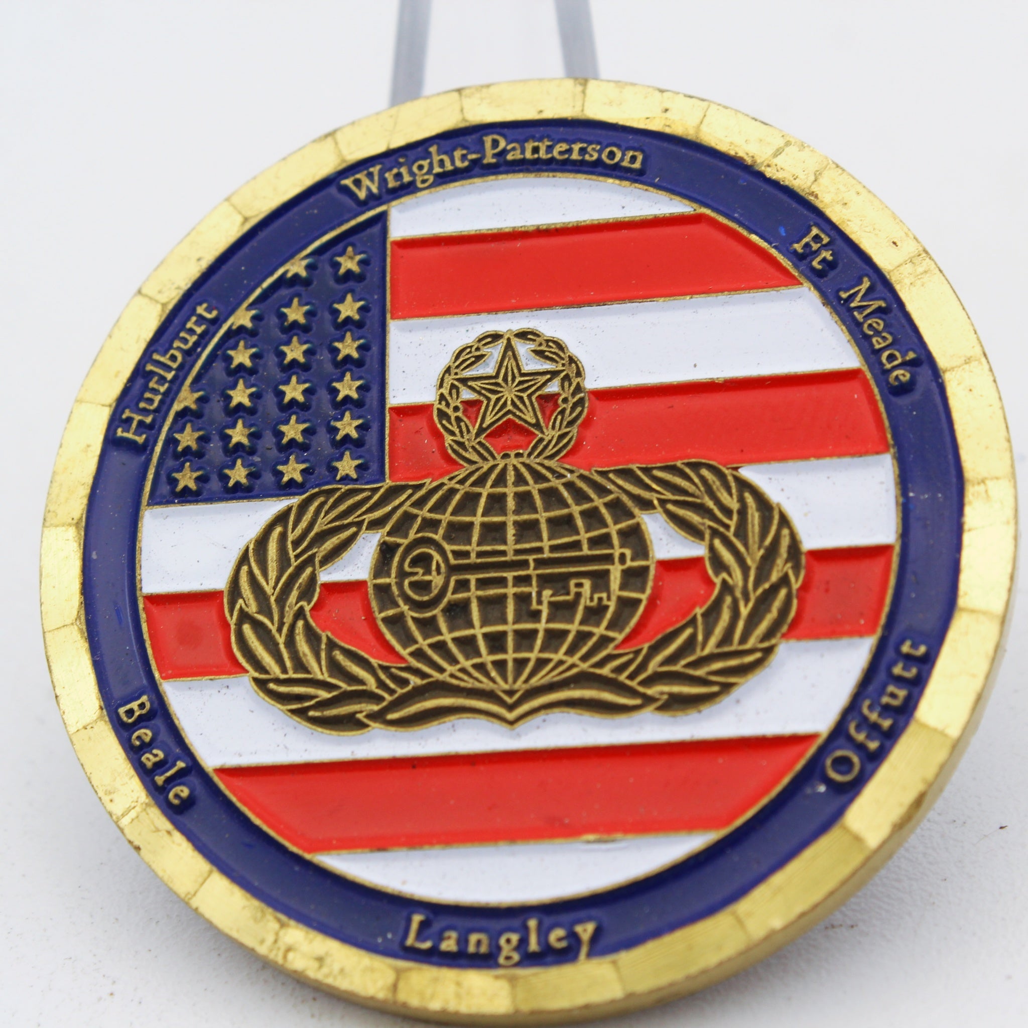 55th ISR Group Intelligence Challenge Coin – 1.75” Copper Pre-Owned USAF Collectible