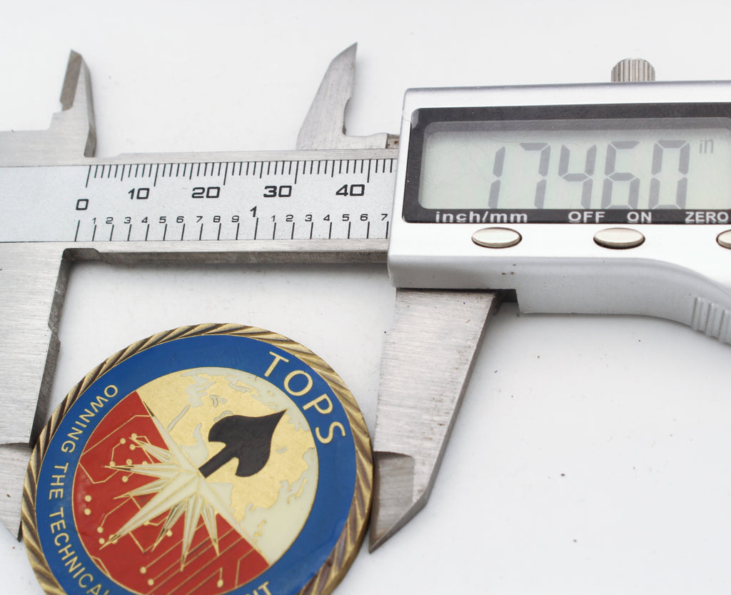 CIA TOPS Challenge Coin – Owning the Technical Environment – Bronze 1.75 Inch - Pre-Owned