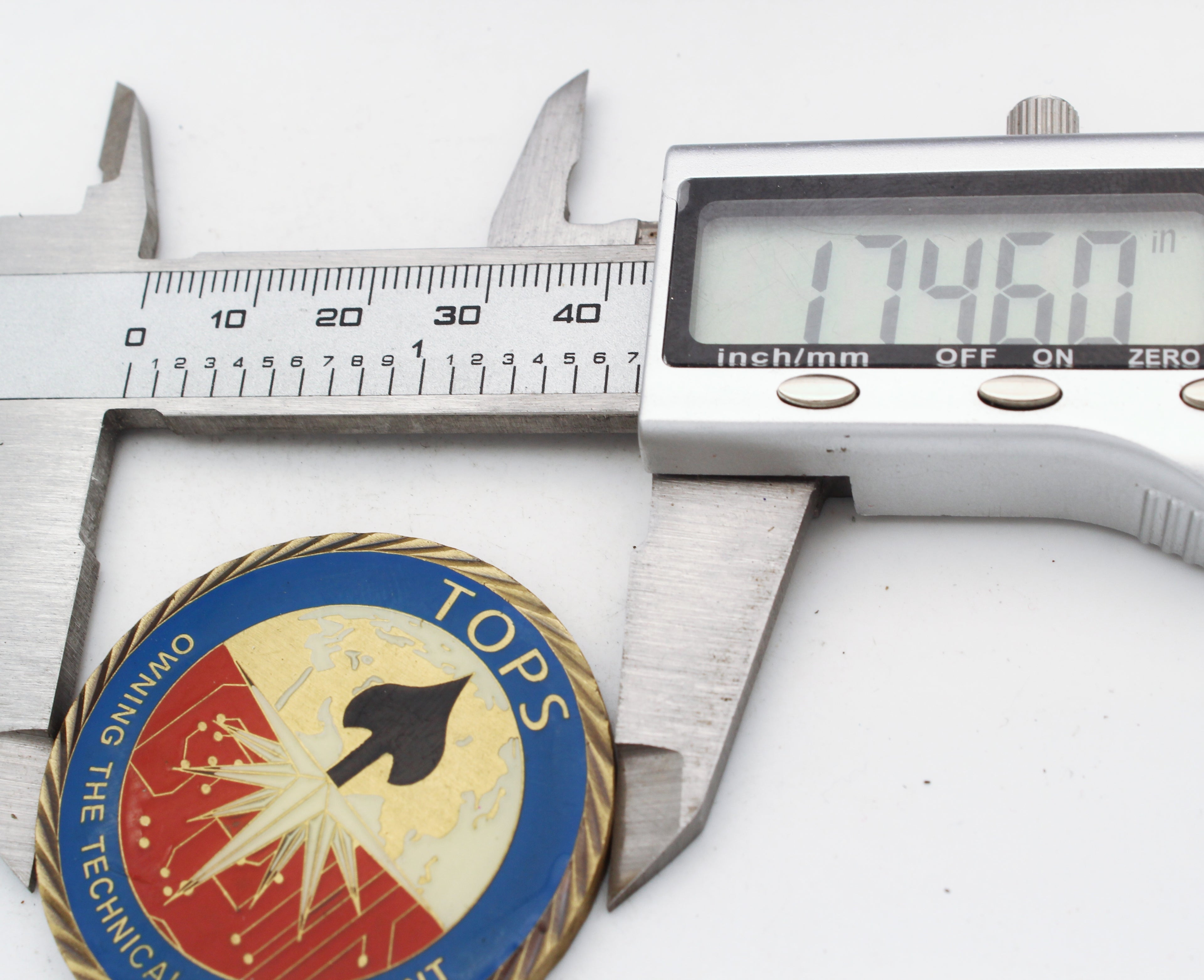 CIA TOPS Challenge Coin – Owning the Technical Environment – Bronze 1.75 Inch - Pre-Owned