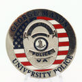 George Mason University Police Challenge Coin – 1.5” Copper Pre-Owned VA Collectible
