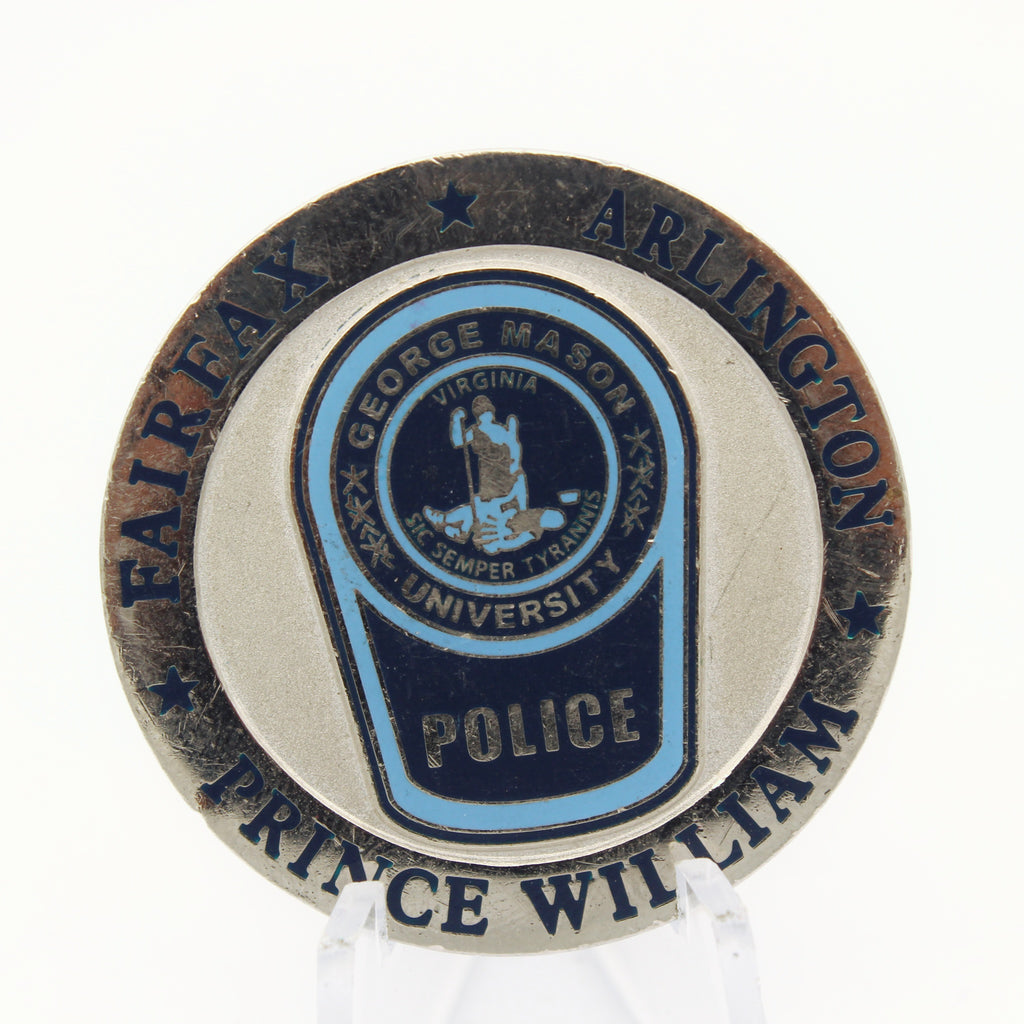 George Mason University Police Challenge Coin – 1.5” Copper Pre-Owned VA Collectible