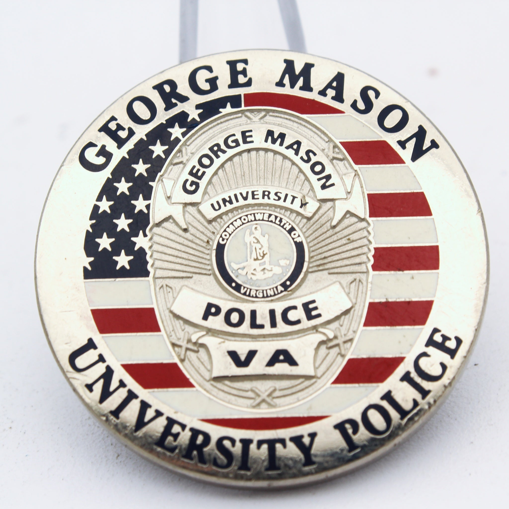 George Mason University Police Challenge Coin – 1.5” Copper Pre-Owned VA Collectible