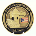 United States Secret Service San Juan Resident Office Puerto Rico Challenge Coin 2" Copper - Pre-Owned