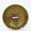 Dutch National Operations Center Challenge Coin – 1.5” Copper Pre-Owned Defense Collectible