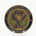 Polícia Rodoviária Federal PRF Aérea Operations Challenge Coin – 1.75" Copper - Pre-Owned