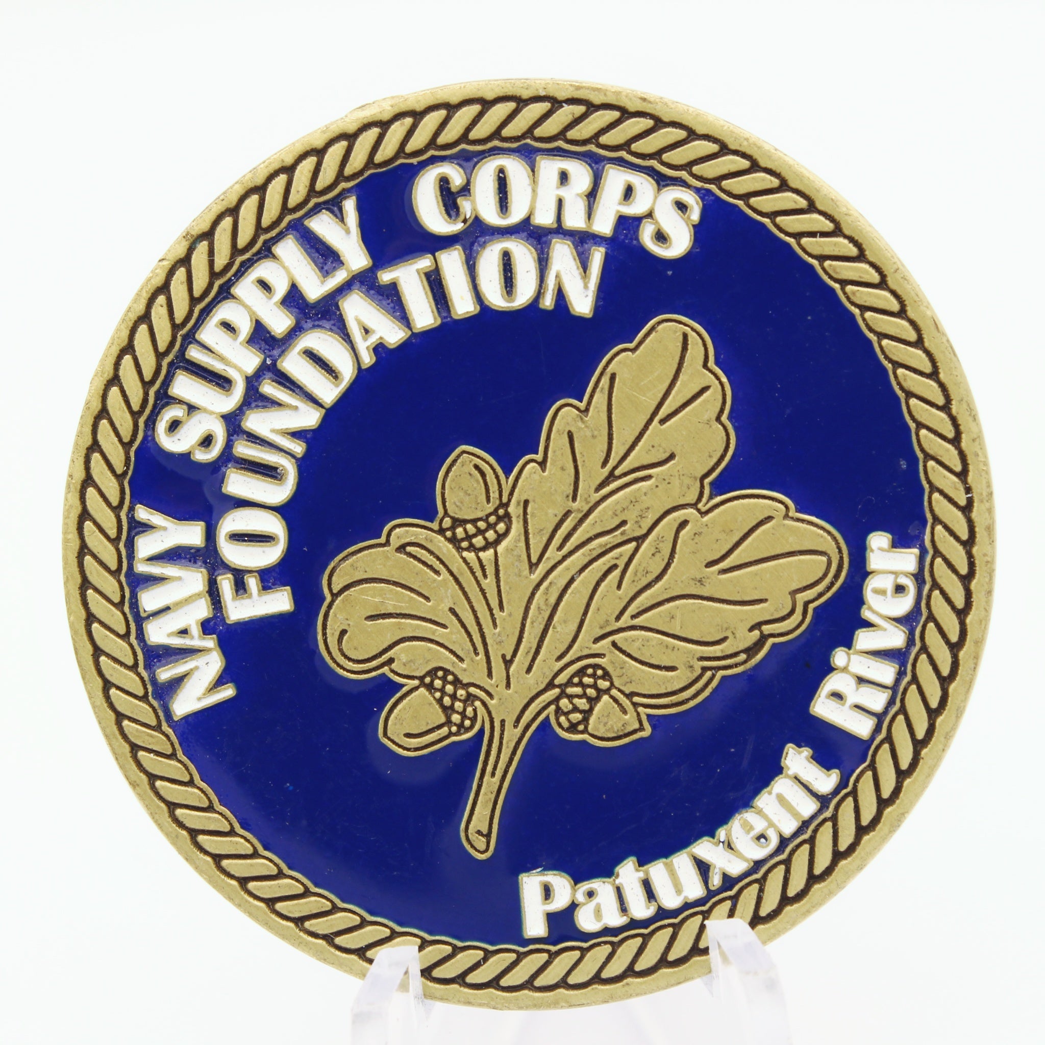 US Navy Supply Corps Foundation Patuxent River Aviation Challenge Coin – 1.75 Inch Copper - Pre-Owned