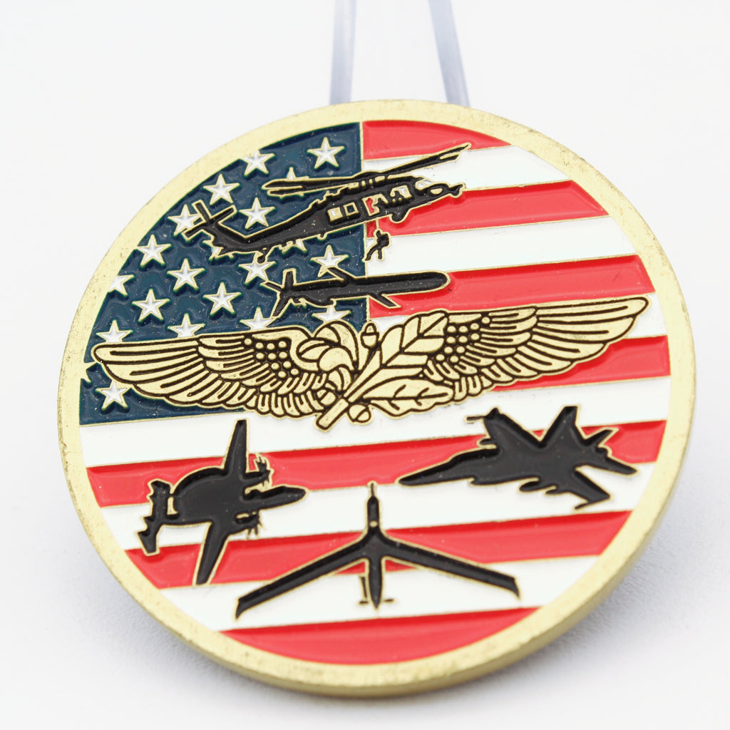 US Navy Supply Corps Foundation Patuxent River Aviation Challenge Coin – 1.75 Inch Copper - Pre-Owned