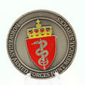 Norwegian Armed Forces Joint Medical Services Surgeon General Challenge Coin – 1.5 Inch Copper Collectible Pre-owned