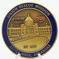 Union Rescue Mission "Restoring Hope Rebuilding Lives" Bronze Challenge Coin 1.75" - Pre-Owned