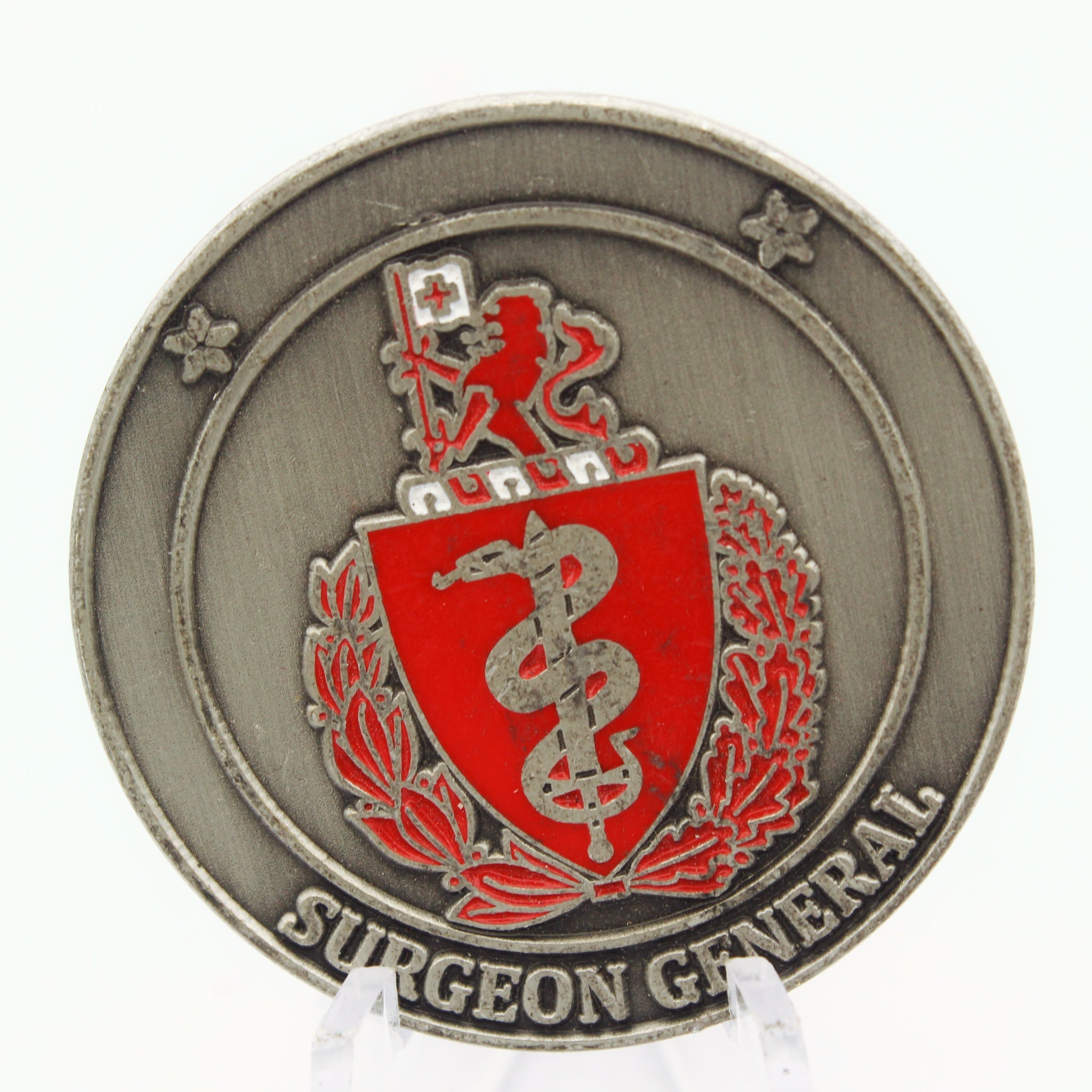 Norwegian Armed Forces Joint Medical Services Surgeon General Challenge Coin – 1.5 Inch Copper Collectible Pre-owned
