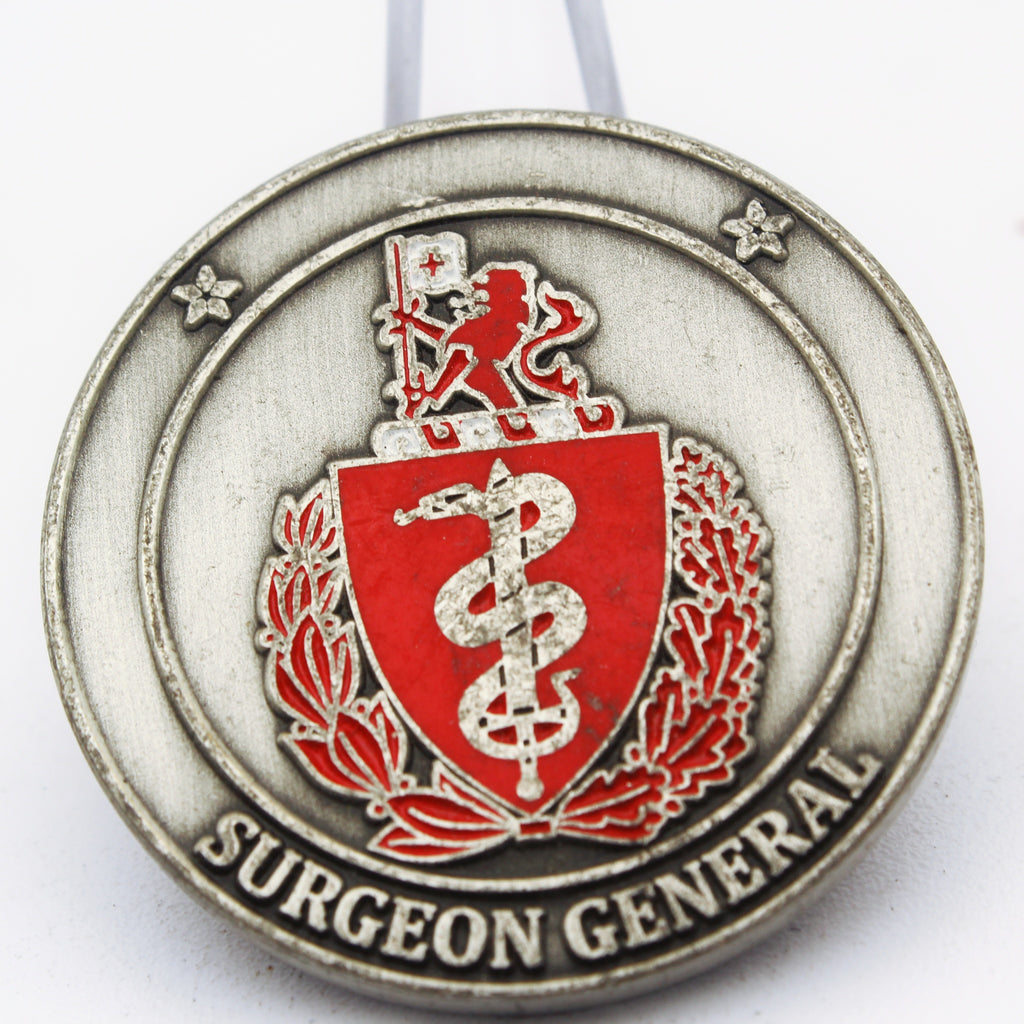 Norwegian Armed Forces Joint Medical Services Surgeon General Challenge Coin – 1.5 Inch Copper Collectible Pre-owned