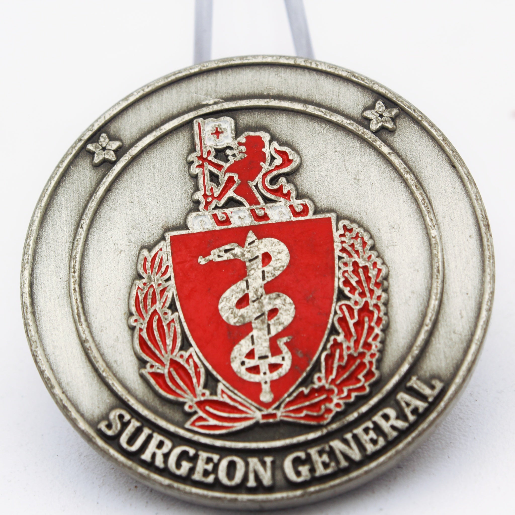 Norwegian Armed Forces Joint Medical Services Surgeon General Challenge Coin – 1.5 Inch Copper Collectible Pre-owned