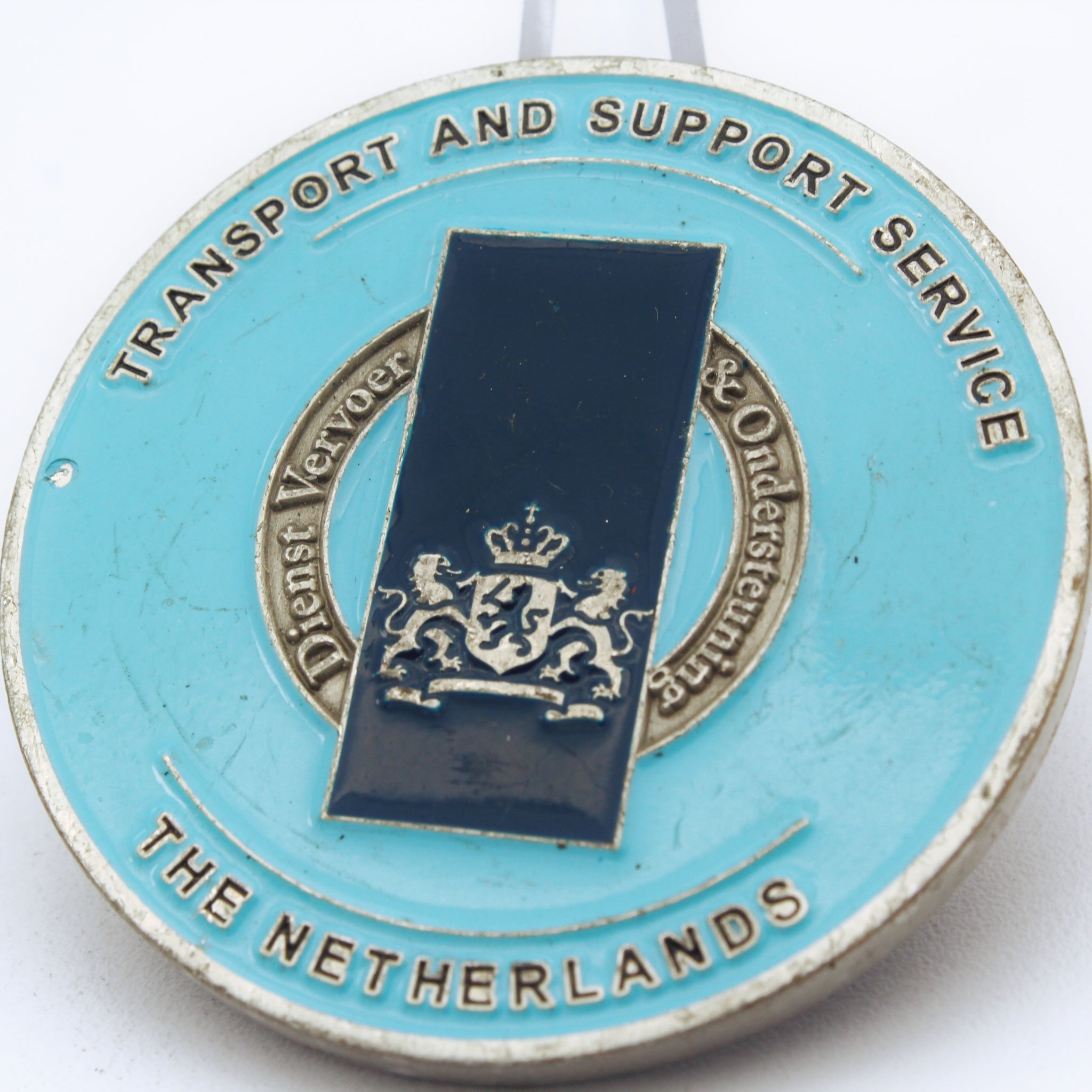 Dutch Transport & Support Service "Dienst Vervoer & Ondersteuning" Challenge Coin 2" Copper - Pre-Owned
