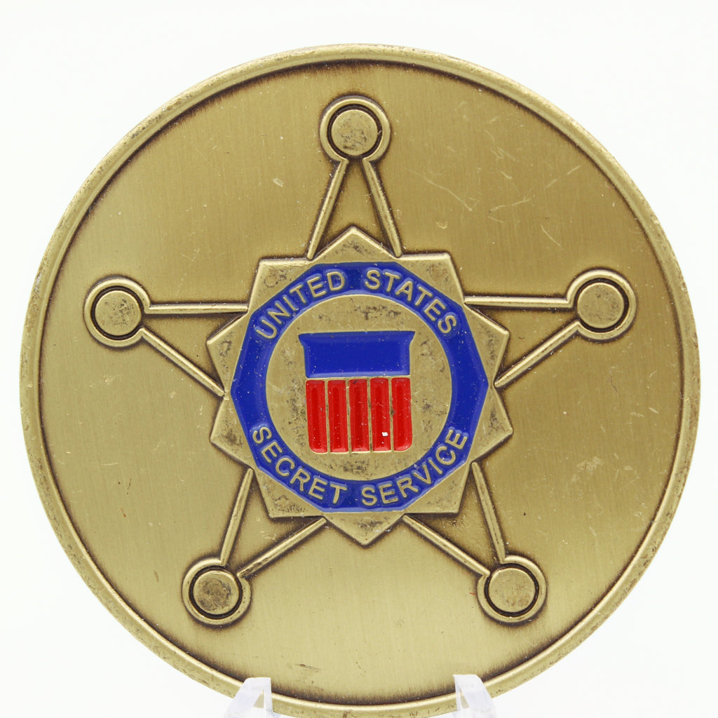 US Secret Service Chicago Office Vintage Style Challenge Coin – 2 Inch Copper