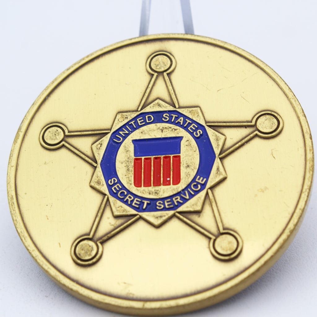 US Secret Service Chicago Office Vintage Style Challenge Coin – 2 Inch Copper