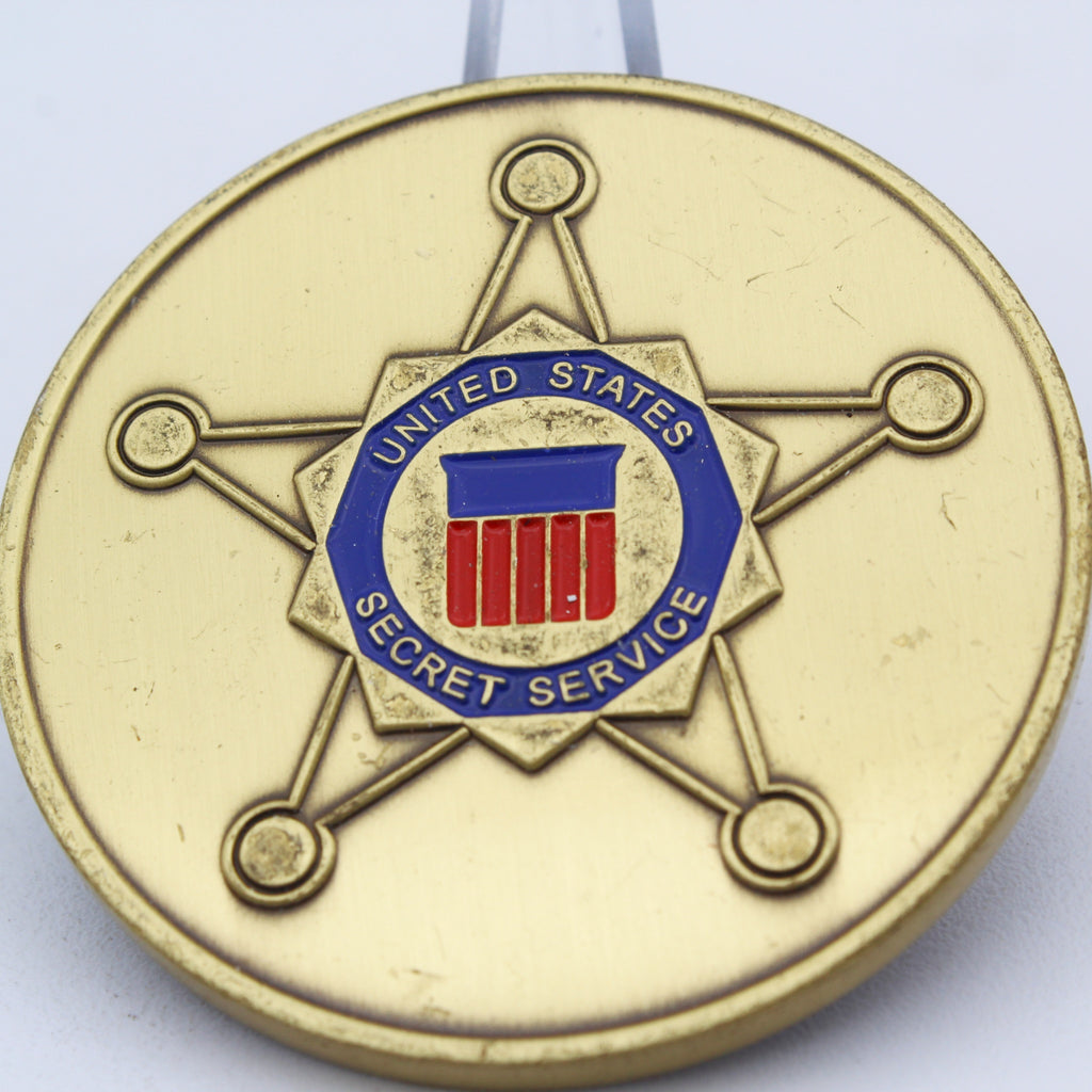 US Secret Service Chicago Office Vintage Style Challenge Coin – 2 Inch Copper