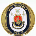 USS Benfold DDG-65 Commanding Officer Challenge Coin – 2 Inch Bronze - Pre-Owned