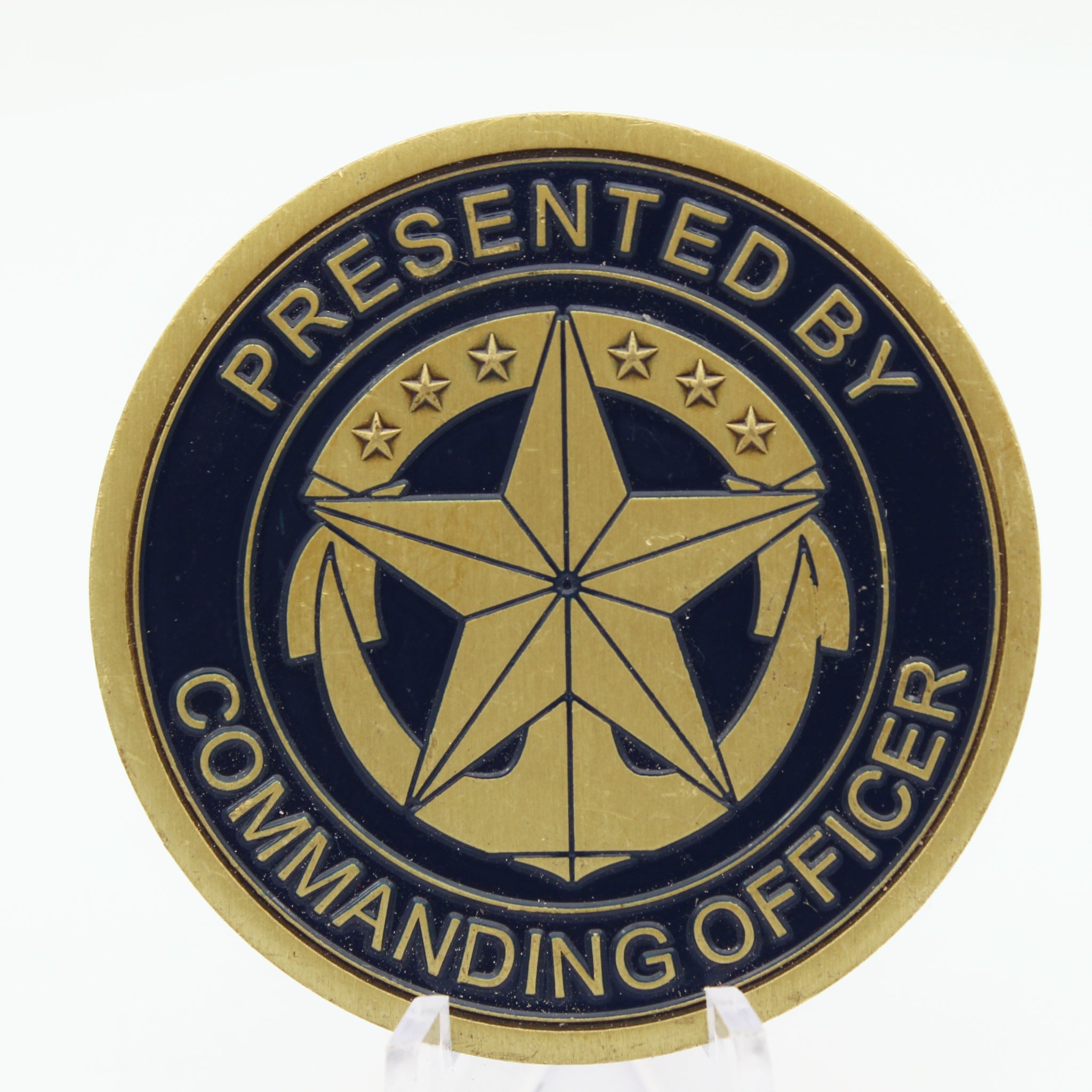 USS Benfold DDG-65 Commanding Officer Challenge Coin – 2 Inch Bronze - Pre-Owned