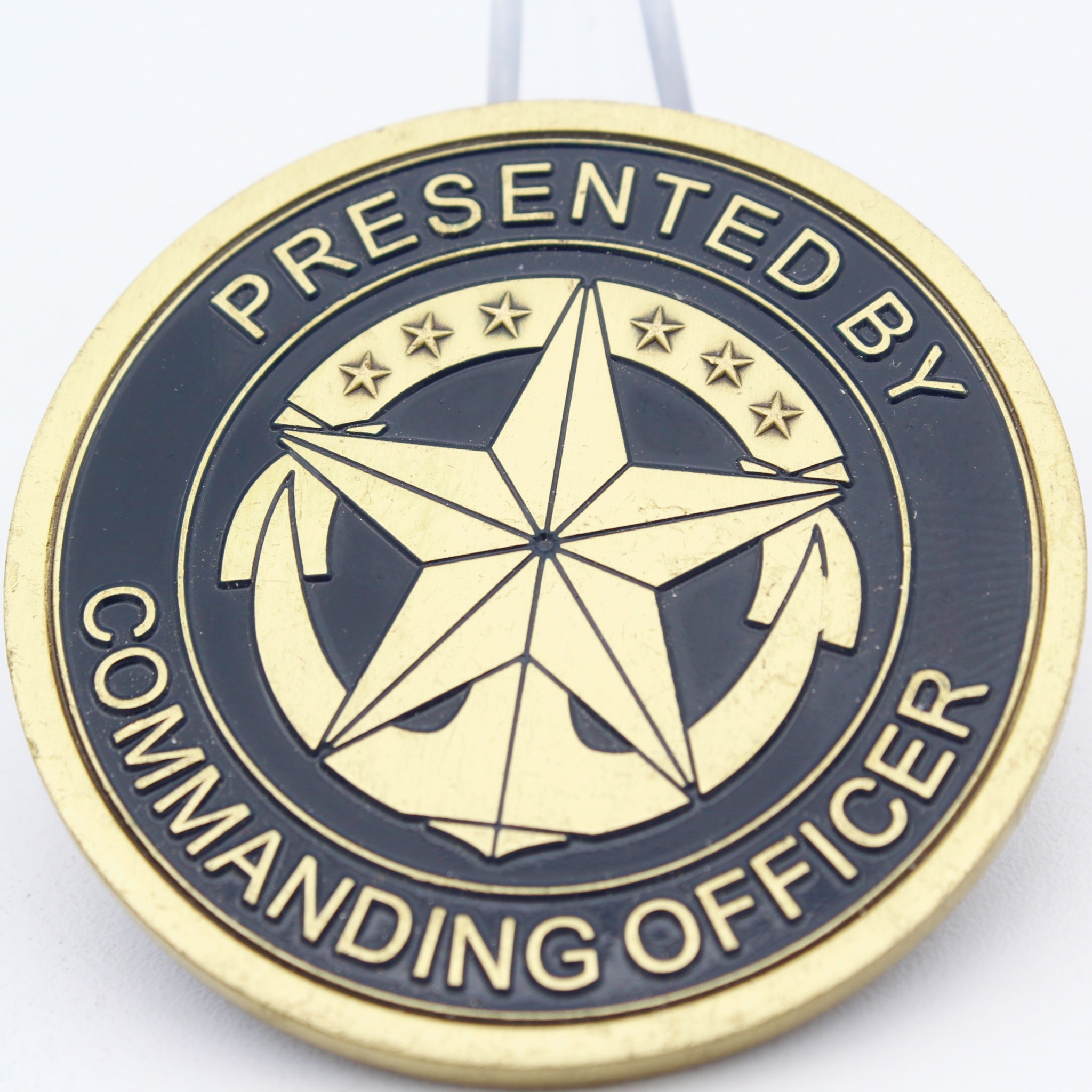 USS Benfold DDG-65 Commanding Officer Challenge Coin – 2 Inch Bronze - Pre-Owned