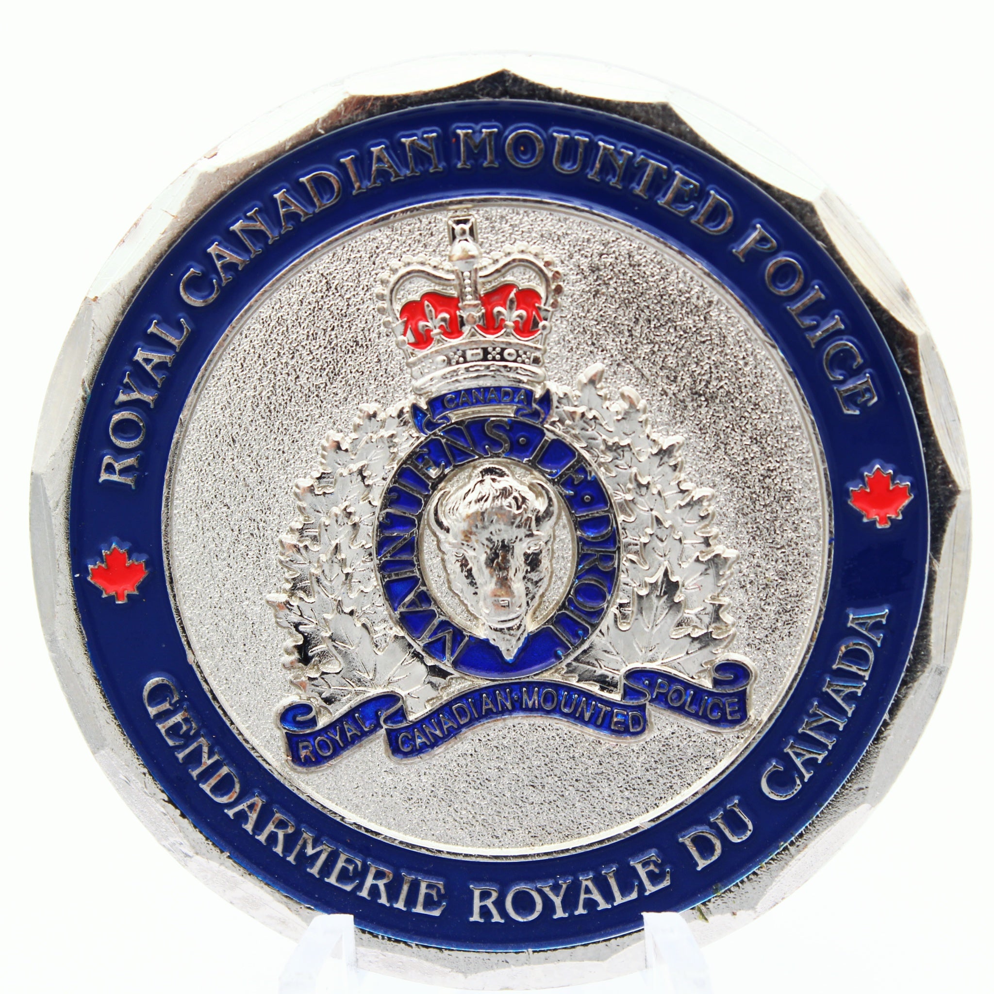 Royal Canadian Mounted Police RCMP White Rock Detachment Challenge Coin 1.75" - Pre-Owned