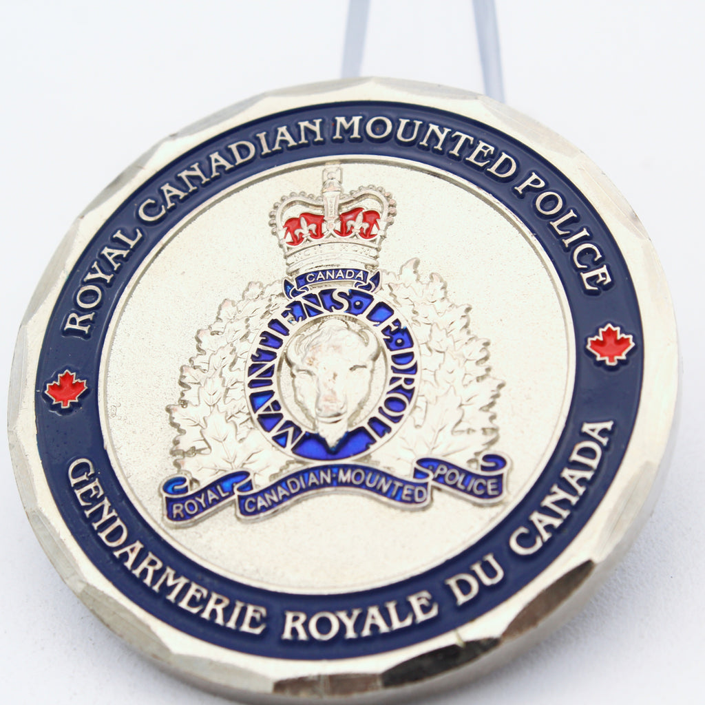 Royal Canadian Mounted Police RCMP White Rock Detachment Challenge Coin 1.75" - Pre-Owned